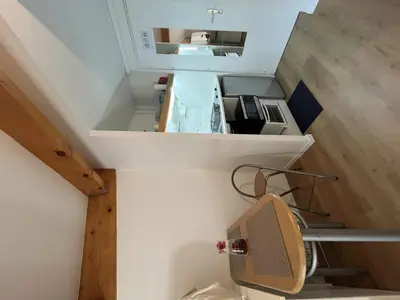 Cuisine ou kitchenette dans l'établissement A -15min à Vélo du vieux Port La Rochelle 2