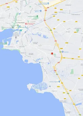 Plan de l'établissement A -15min à Vélo du vieux Port La Rochelle 2