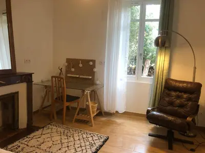 Coin salon dans l'établissement Chambre d’hôtes