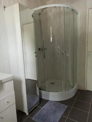 Salle de bains dans l'établissement La Chênaie