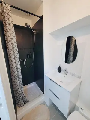 Salle de bains dans l'établissement Studio hypercentre proche Vieux Marché
