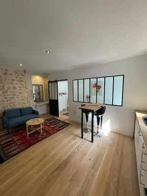 Coin salon dans l'établissement Appartement Hyper centre