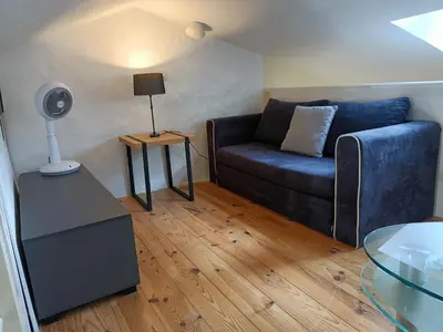 Coin salon dans l'établissement Véritable petit nuage