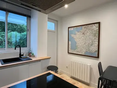 Plan de l'établissement Loft avec terrasse et jardin