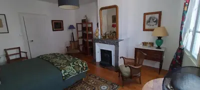 Un ou plusieurs lits dans un hébergement de l'établissement Chambre d'hôte AMELIE