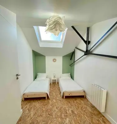 Un ou plusieurs lits dans un hébergement de l'établissement Le Tropical, Maison T3 - 55m2