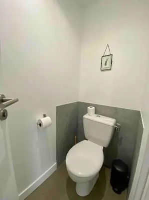 Salle de bains dans l'établissement Le Tropical, Maison T3 - 55m2