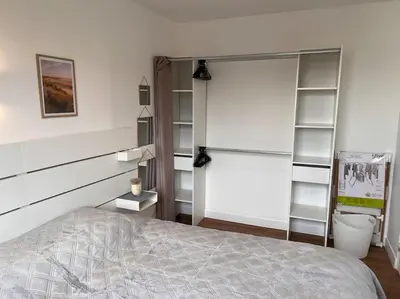 Un ou plusieurs lits dans un hébergement de l'établissement Cosy Appart - 4 personnes