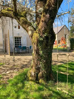 Jardin de l'établissement Les Gîtes du Chaix
