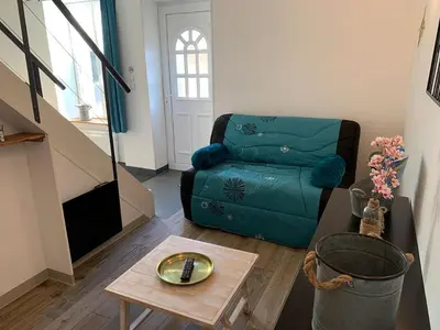 Coin salon dans l'établissement Les Gîtes du Chaix