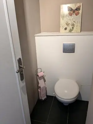 Salle de bains dans l'établissement Teresa Beauté - grande maison 4 chambres proche La Rochelle Ile de Ré avec piscine