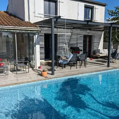 Teresa Beauté - grande maison 4 chambres proche La Rochelle Ile de Ré avec piscine