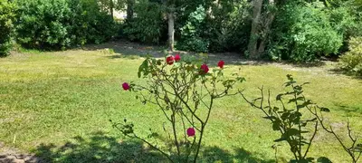 Jardin de l'établissement Charmante maison CHUFAC Futuroscope 15 min
