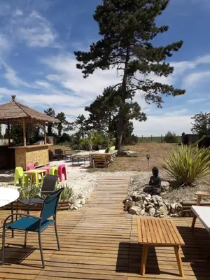 Paysage naturel près de la maison d'hôtes
