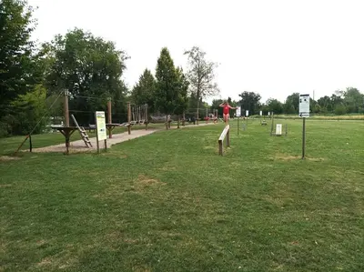 Jardin de l'établissement Au son de l'eau