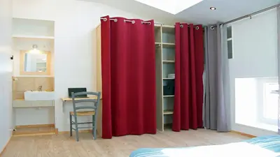 Un ou plusieurs lits dans un hébergement de l'établissement La Maison de la Venise Verte - 4 chambres, jardin