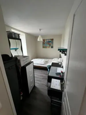 Un ou plusieurs lits dans un hébergement de l'établissement Belle maison proche plage
