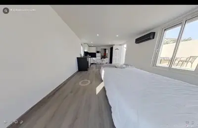 Un ou plusieurs lits dans un hébergement de l'établissement Maison individuelle Aytré plage terrain clos 280m2 très calme