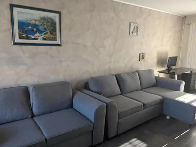 Coin salon dans l'établissement Teresa Beauté - maison 3 chambres - 6 pers - proche La Rochelle