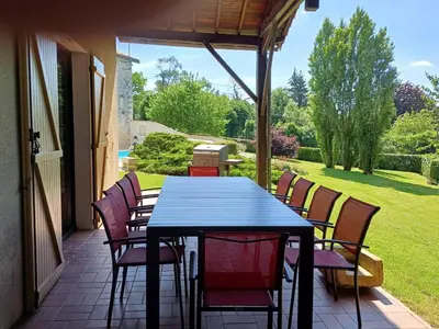 Jardin de l'établissement Gite de la Séguinière