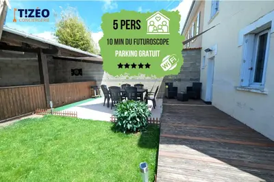 Jardin de l'établissement Maison Lefort - 10min Futuroscope