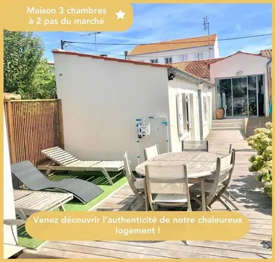 Terrasse ou espace extérieur de l'établissement Charmante Maison Fourasine Centre-ville Jardin