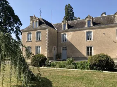Jardin de l'établissement Gite du theil au servant