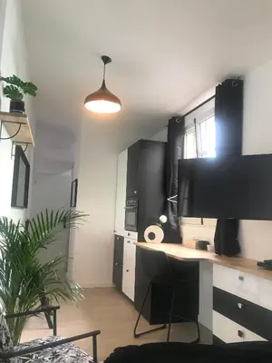 Cuisine ou kitchenette dans l'établissement La Joueuse, Et pop Et Chic !