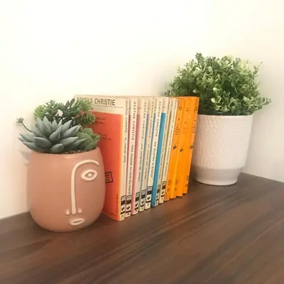 Bibliothèque dans la maison d'hôtes