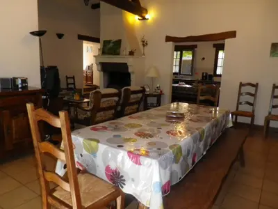 Cuisine ou kitchenette dans l'établissement Marais poitevin, Gîte D'andréa