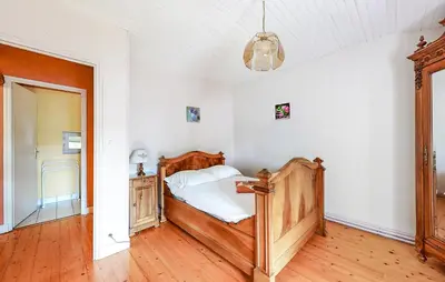 Un ou plusieurs lits dans un hébergement de l'établissement 3 Bedroom Cozy Home In Ligné