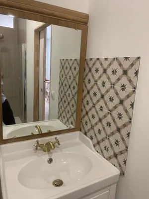 Salle de bains dans l'établissement Appart à Mémé 2 chambres
