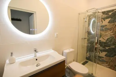 Salle de bains dans l'établissement G6 Appartement Climatisé au calme centre Angouleme