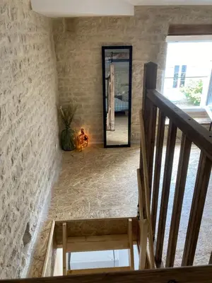 Plan de l'établissement Chambre améliorée dans petite maisonnette, Au moulin du bonheur