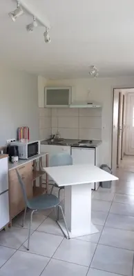 Cuisine ou kitchenette dans l'établissement studio entre mer et terre