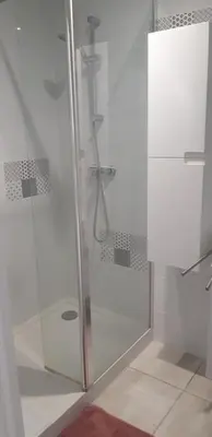 Salle de bains dans l'établissement studio entre mer et terre
