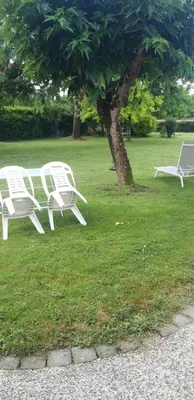 Jardin de l'établissement studio entre mer et terre