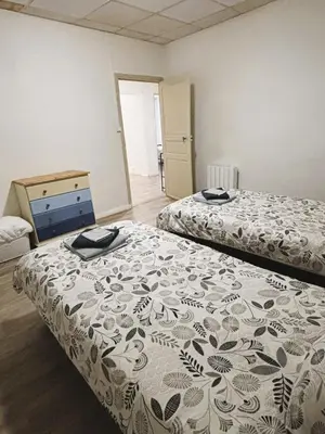 Un ou plusieurs lits dans un hébergement de l'établissement Gîte des Débats