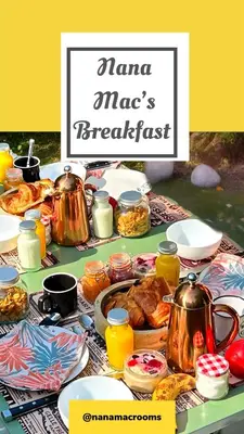 Options de petit-déjeuner proposées aux clients de l'établissement Nana Mac Chambre D'hôtes