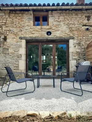 Terrasse ou espace extérieur de l'établissement Serenity Belle France Gite