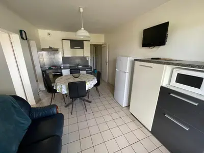 Cuisine ou kitchenette dans l'établissement Logis du Renfermis