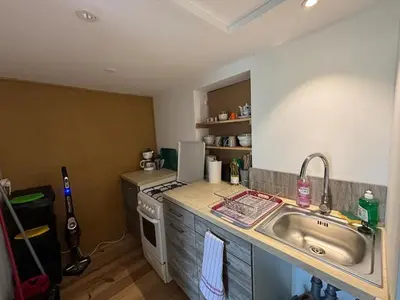 Cuisine ou kitchenette dans l'établissement Domaine Manilea - Piscine - Proche Océan