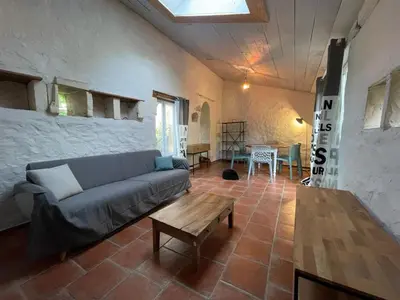 Coin salon dans l'établissement Domaine Manilea - Piscine - Proche Océan