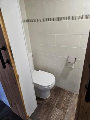 Salle de bains dans l'établissement Jolilina