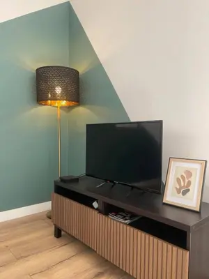 Télévision ou salle de divertissement dans l'établissement Maisons Martigny B - Proche Futuroscope et Aquascope