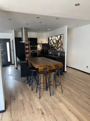 Cuisine ou kitchenette dans l'établissement superbe villa neuve