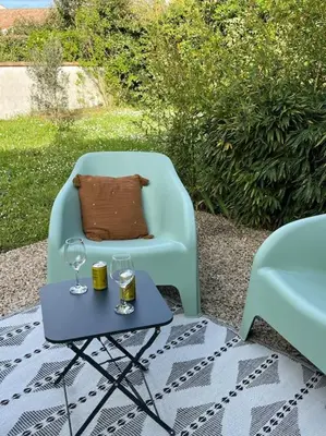 Coin salon dans l'établissement La maison Belmira