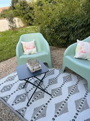 Coin salon dans l'établissement La maison Belmira