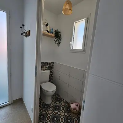 Salle de bains dans l'établissement Studio des Haras