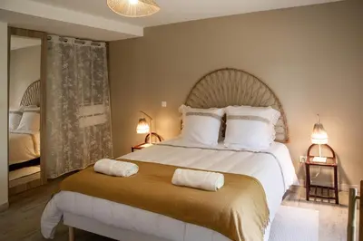 Plan de l'établissement chambre d'hôte dans un havre de paix à la ferme